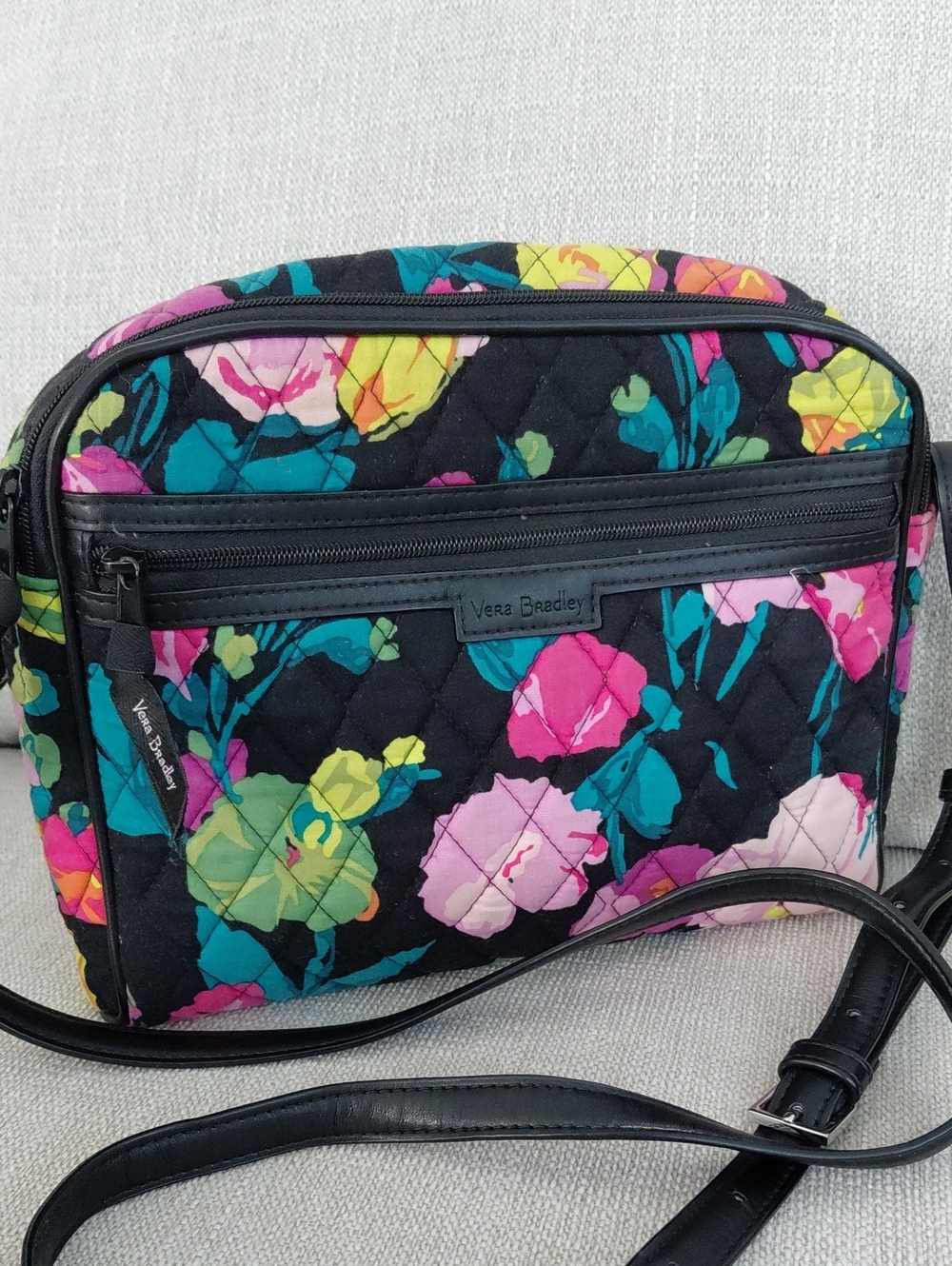 Vera Bradley Quilted Floral Crossbody Bag